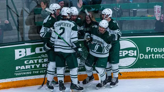 DMIH cellys in corner at Thompson Arena