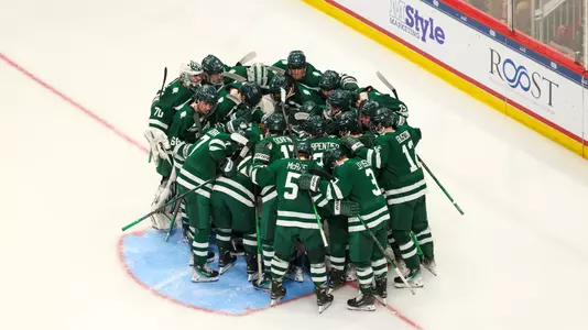 DMIH huddle vs Clarkson in LP