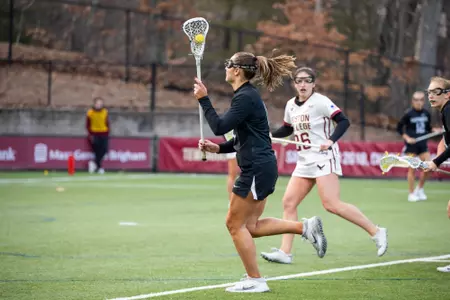 Catherine Erb plays lacrosse at Boston College