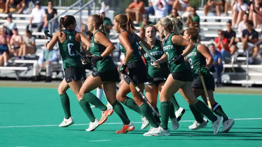 DFH runs off the field after a goal