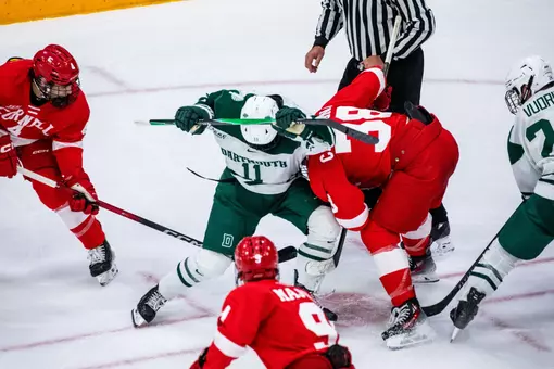 Morin takes faceoff against Cornell