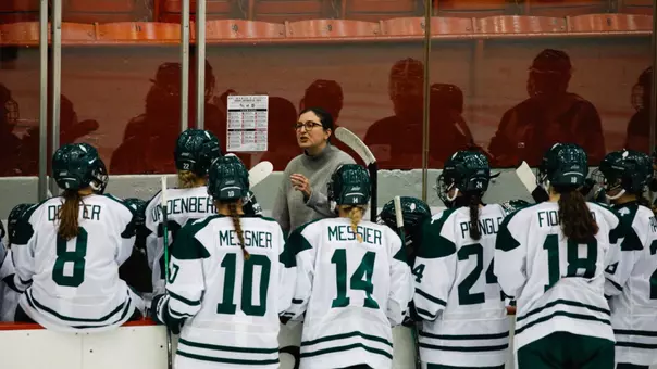 Coach Crowell Talks to team at RPI