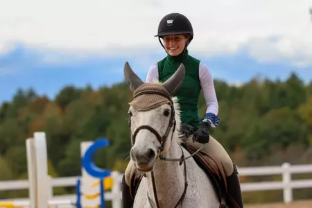 Alex Strauss rides at home