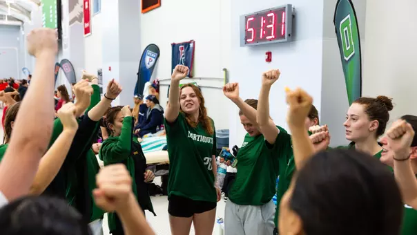 WSwim huddle at Ivies
