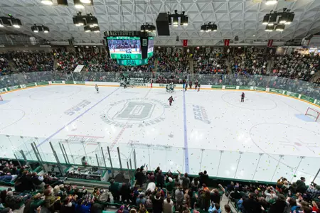 A record setting Thompson Crowd covers Thompson in tennis balls