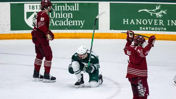 Ryann Schelling cellys against Colgate