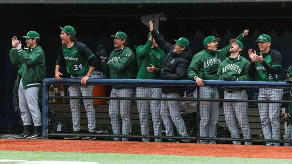 BSB Dugout Celebration vs Penn 2025