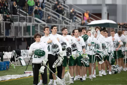 DMLAX lined up during anthem