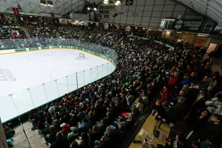 Thompson Arena packed vs Princeton 2026