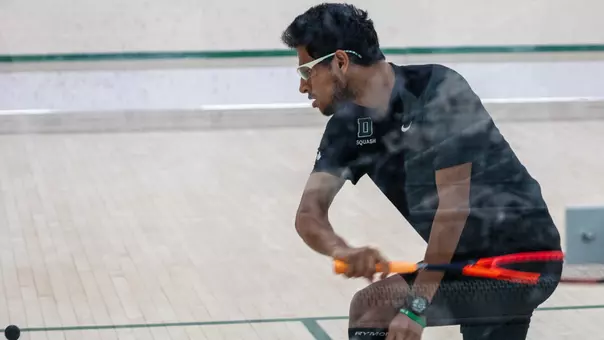 Arihart KS Plays squash at home