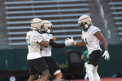 DFB high five at Spring Camp