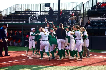 Softball celebration