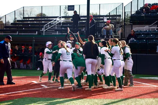 Softball celebration
