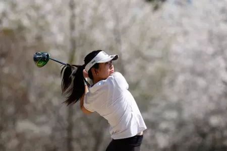 Olivia Cong drives at W&M