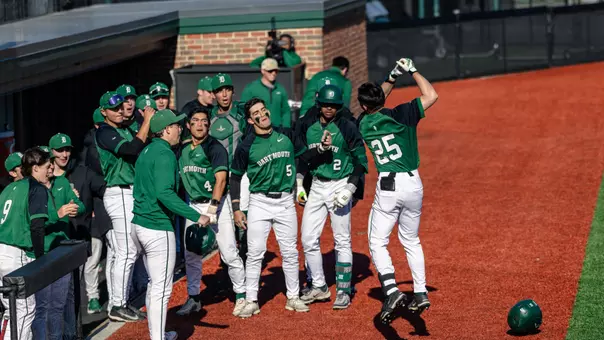 Taer Rodriguez HR Celebration vs Holy Cross