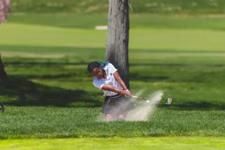 Hope Hall gets out of the sand at the Ivy League Championships