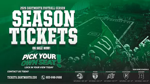 Dartmouth football season tickets 2026