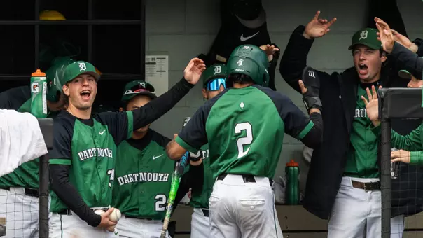 BSB Dugout Celebration vs Manhattan