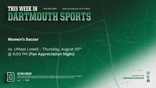 This Week in Dartmouth Sports