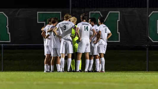 Men's Soccer Huddle