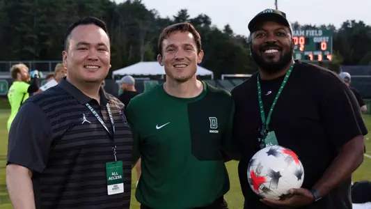 Connor Klekota with Mike Harritty and Taurian Houston