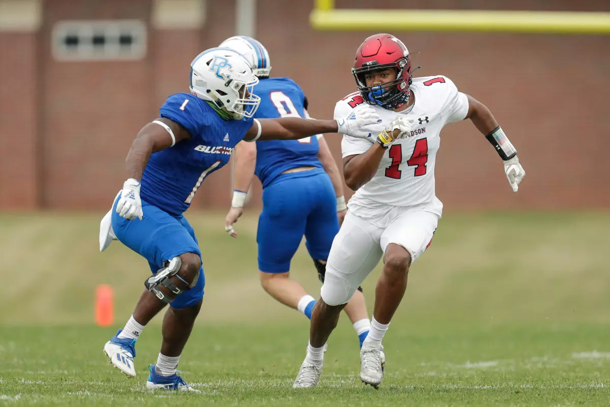 Presbyterian takes on Davidson in non-conference football action at Bailey Memorial Stadium on Saturday, April 10, 2021 in Clinton, South Carolina.