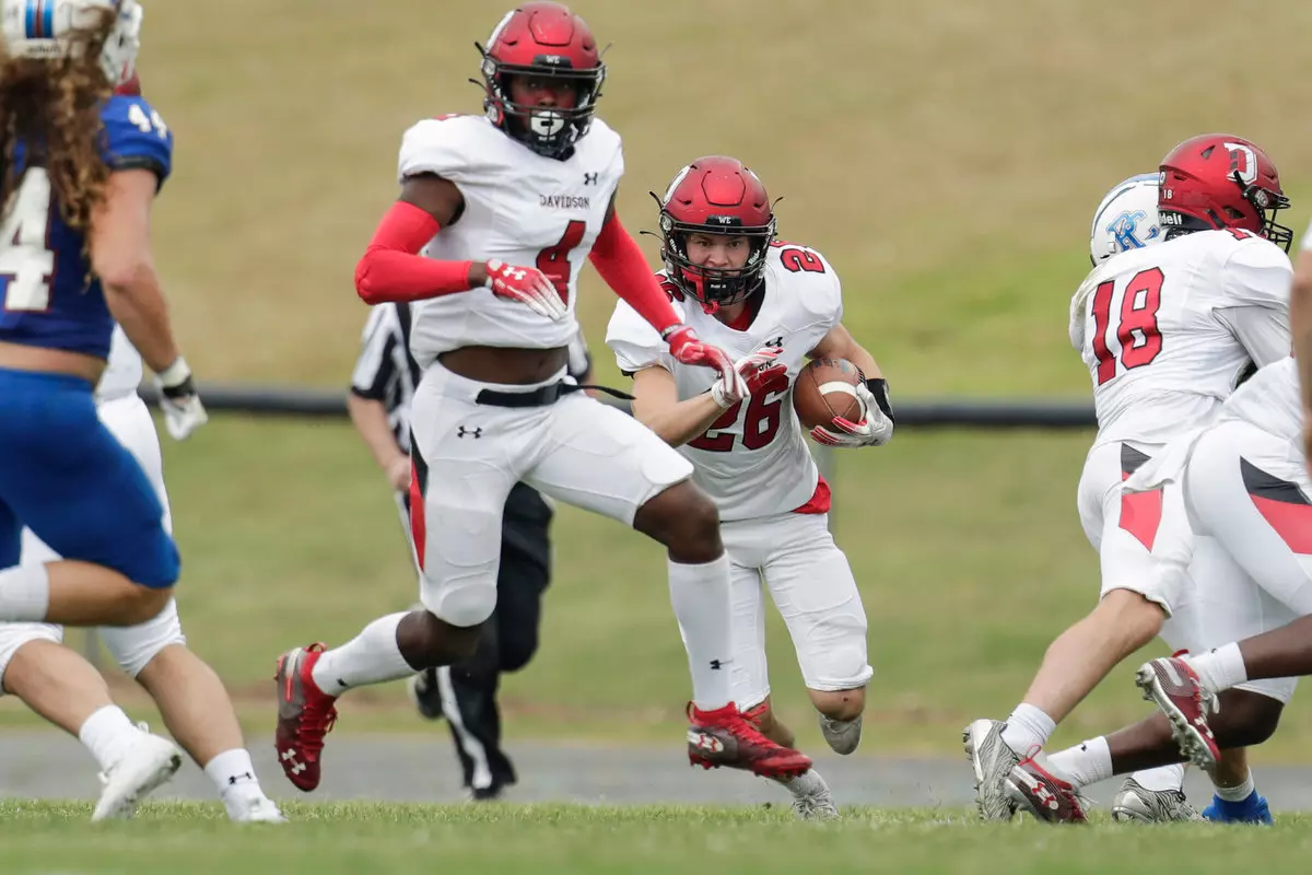 Presbyterian takes on Davidson in non-conference football action at Bailey Memorial Stadium on Saturday, April 10, 2021 in Clinton, South Carolina.