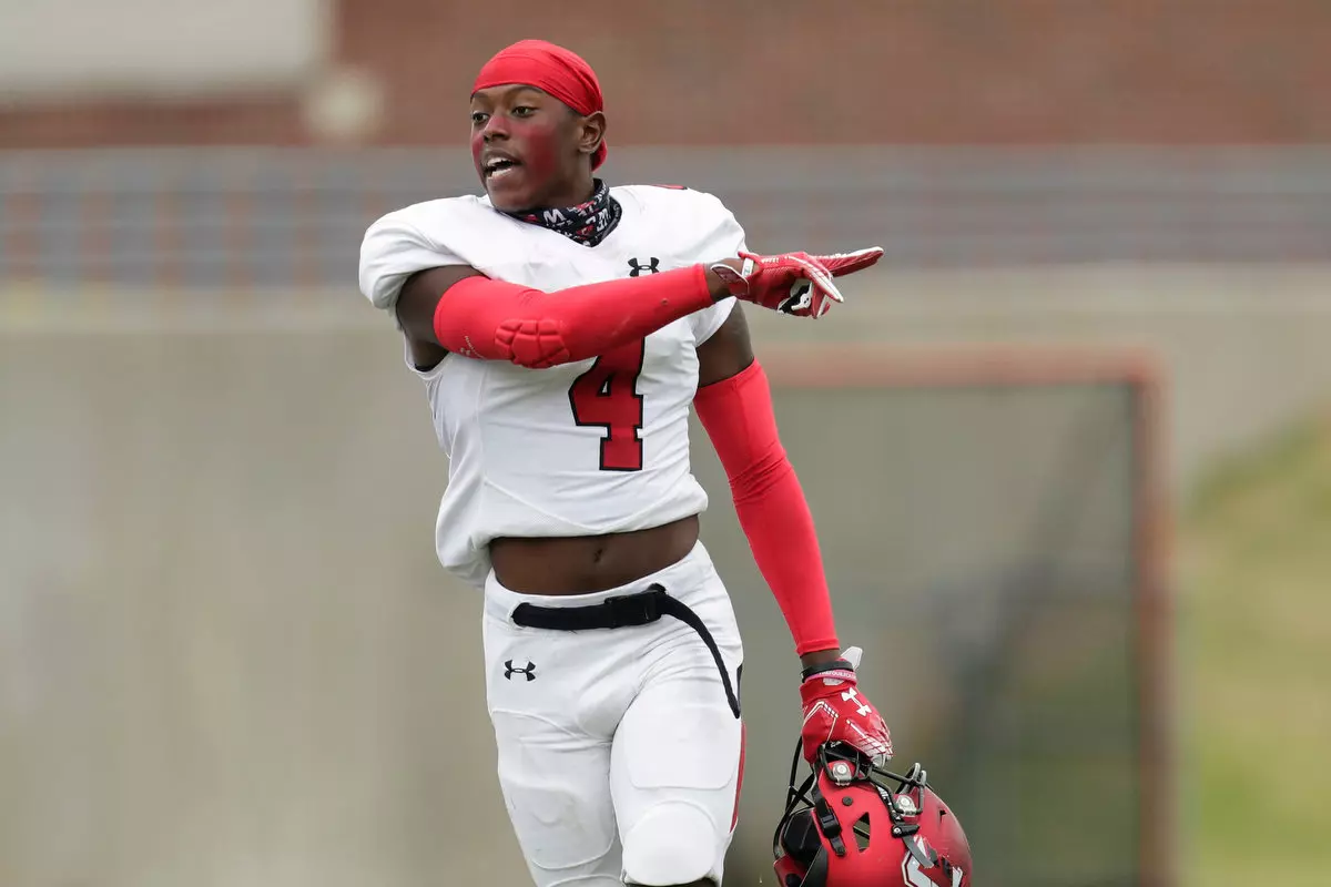 Presbyterian takes on Davidson in non-conference football action at Bailey Memorial Stadium on Saturday, April 10, 2021 in Clinton, South Carolina.