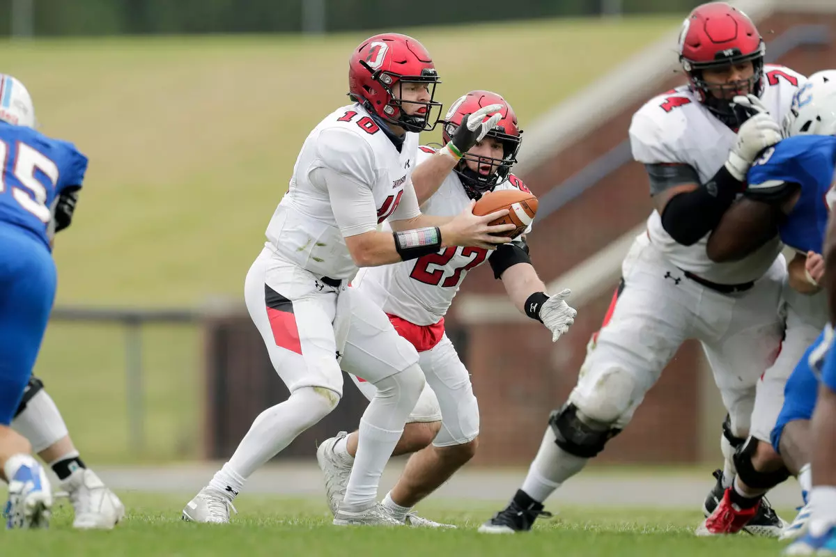 Presbyterian takes on Davidson in non-conference football action at Bailey Memorial Stadium on Saturday, April 10, 2021 in Clinton, South Carolina.