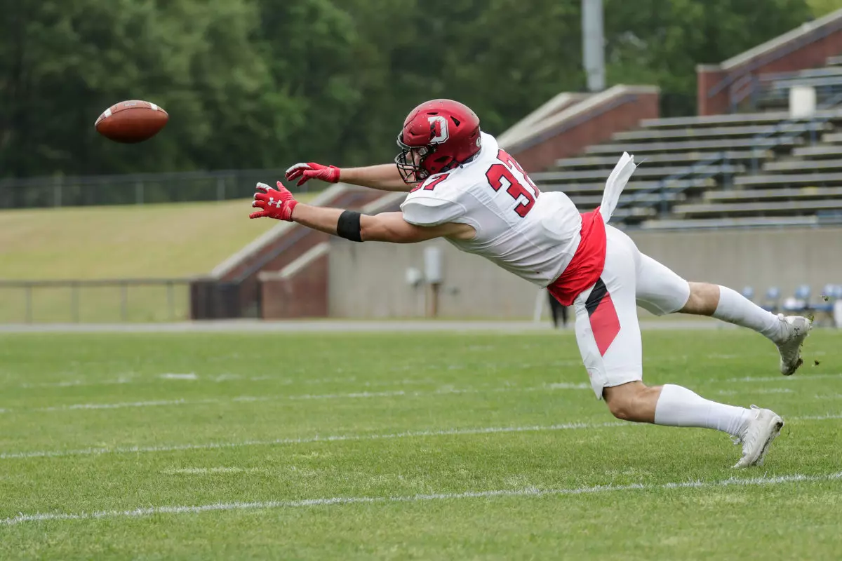 Presbyterian takes on Davidson in non-conference football action at Bailey Memorial Stadium on Saturday, April 10, 2021 in Clinton, South Carolina.