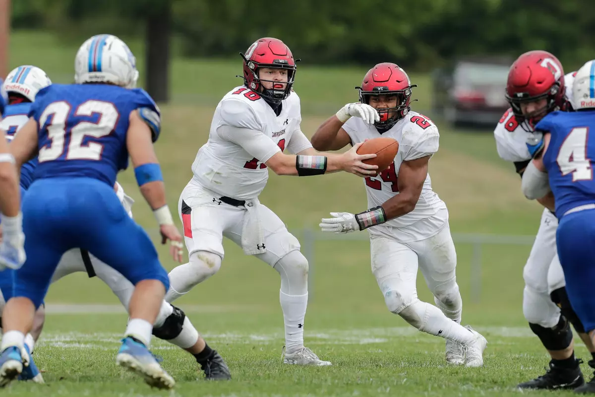 Presbyterian takes on Davidson in non-conference football action at Bailey Memorial Stadium on Saturday, April 10, 2021 in Clinton, South Carolina.
