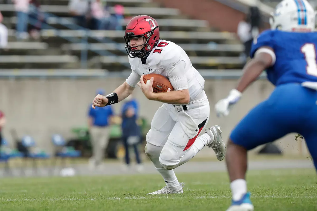 Presbyterian takes on Davidson in non-conference football action at Bailey Memorial Stadium on Saturday, April 10, 2021 in Clinton, South Carolina.