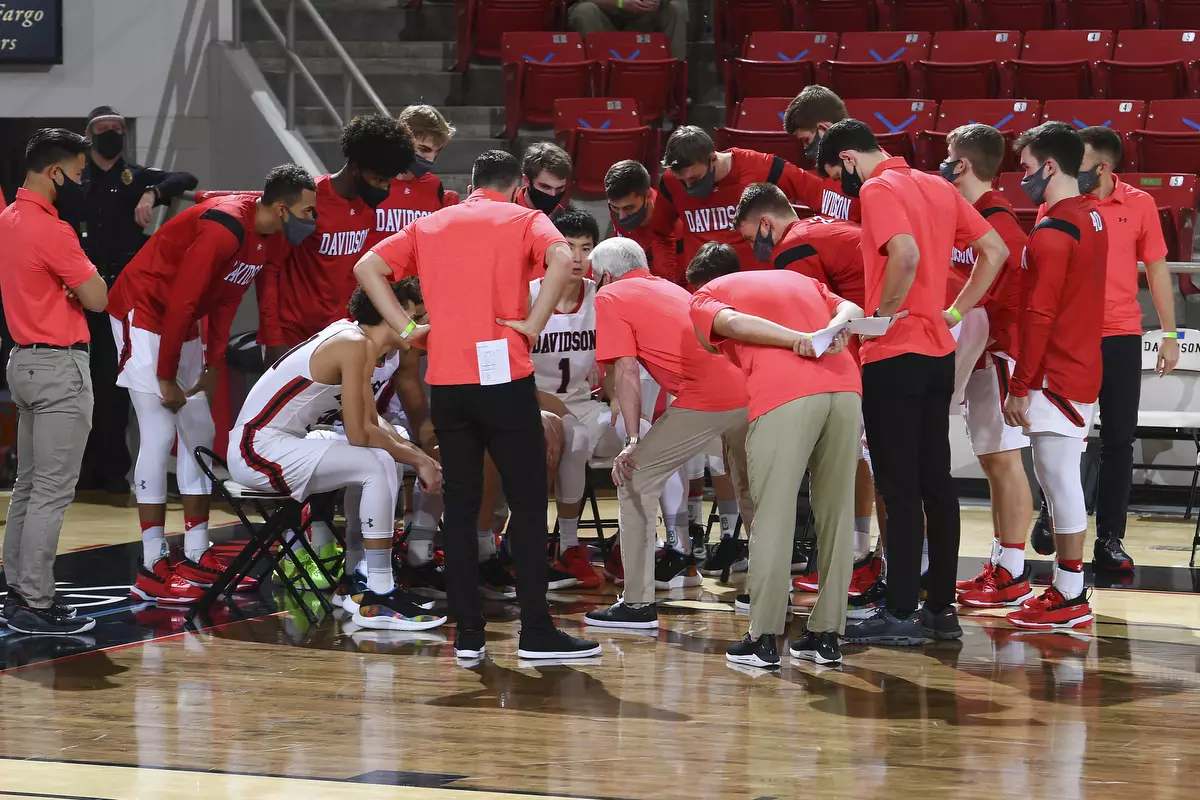 Davidson takes on High Point in non-conference basketball action at Belk Arena on Wednesday, November 25, 2020 in Davidson, North Carolina.
