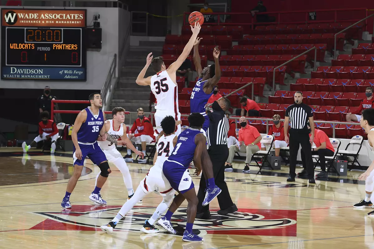 Davidson takes on High Point in non-conference basketball action at Belk Arena on Wednesday, November 25, 2020 in Davidson, North Carolina.