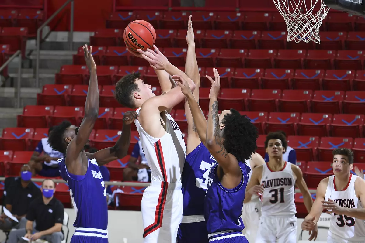 Davidson takes on High Point in non-conference basketball action at Belk Arena on Wednesday, November 25, 2020 in Davidson, North Carolina.