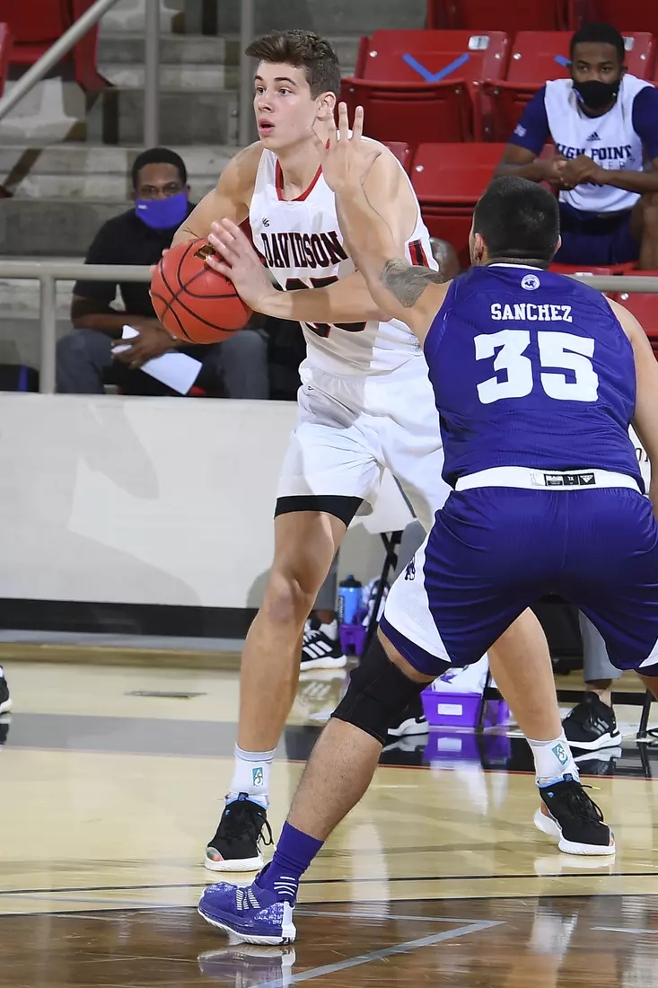 Davidson takes on High Point in non-conference basketball action at Belk Arena on Wednesday, November 25, 2020 in Davidson, North Carolina.