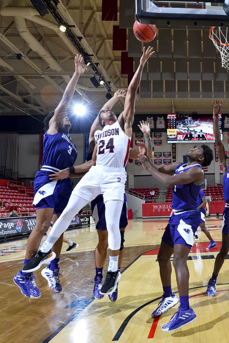 Davidson takes on High Point in non-conference basketball action at Belk Arena on Wednesday, November 25, 2020 in Davidson, North Carolina.