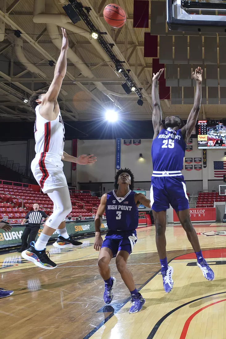 Davidson takes on High Point in non-conference basketball action at Belk Arena on Wednesday, November 25, 2020 in Davidson, North Carolina.