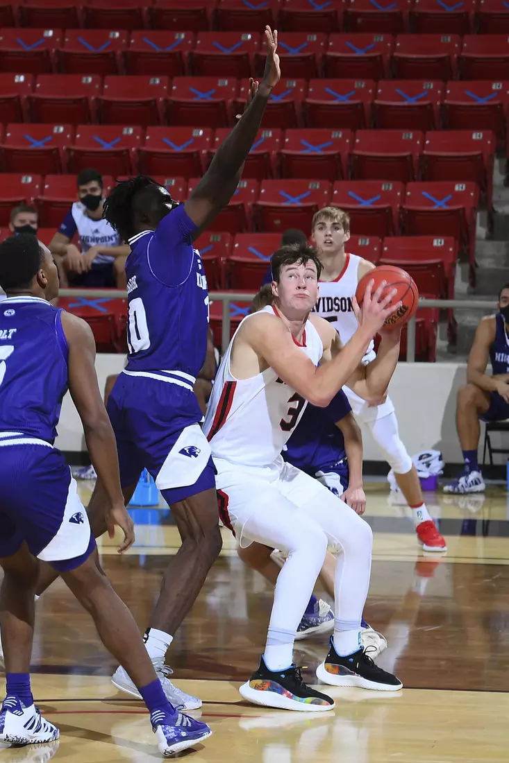 Davidson takes on High Point in non-conference basketball action at Belk Arena on Wednesday, November 25, 2020 in Davidson, North Carolina.