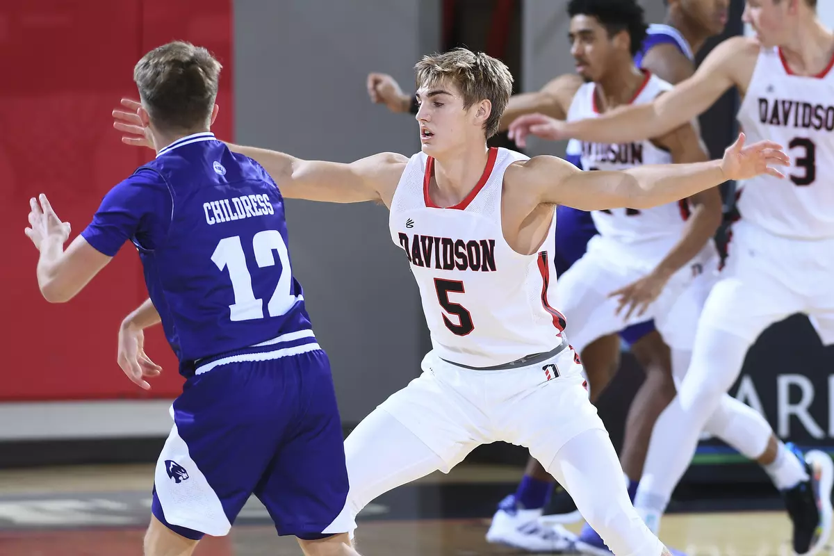 Davidson takes on High Point in non-conference basketball action at Belk Arena on Wednesday, November 25, 2020 in Davidson, North Carolina.