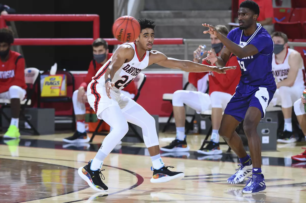 Davidson takes on High Point in non-conference basketball action at Belk Arena on Wednesday, November 25, 2020 in Davidson, North Carolina.