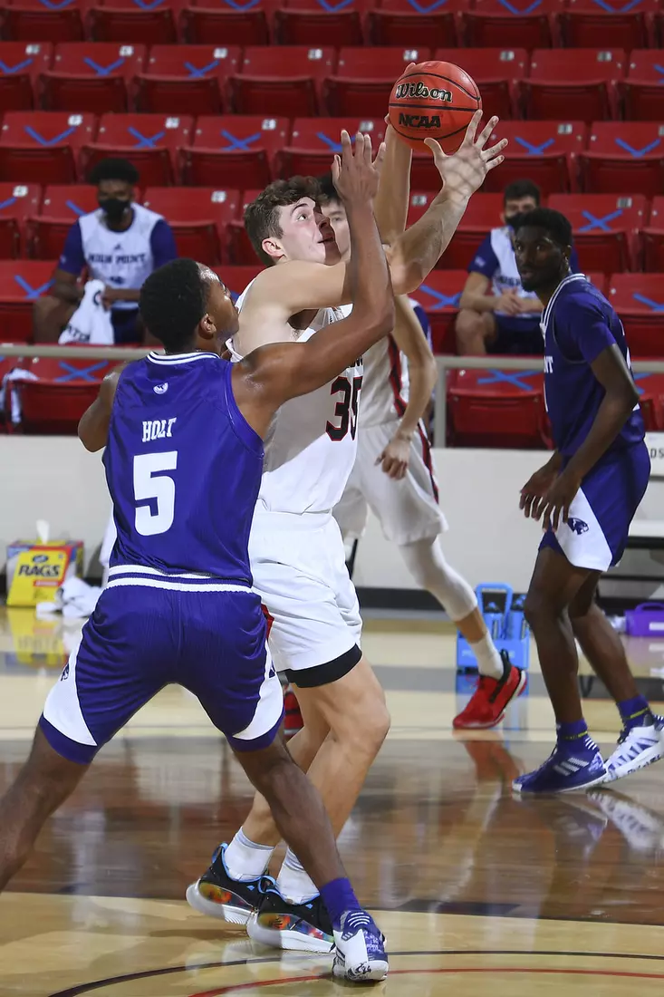Davidson takes on High Point in non-conference basketball action at Belk Arena on Wednesday, November 25, 2020 in Davidson, North Carolina.