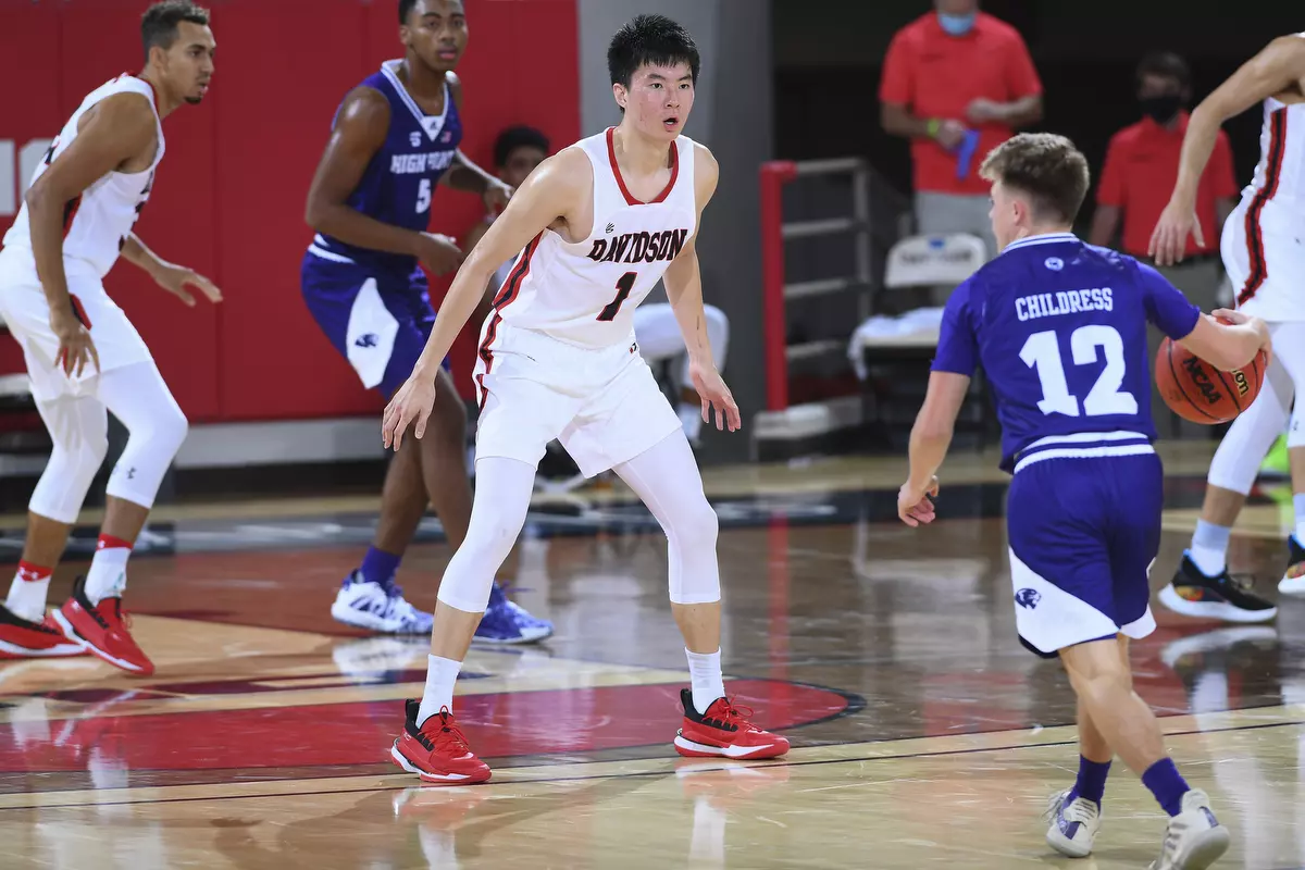 Davidson takes on High Point in non-conference basketball action at Belk Arena on Wednesday, November 25, 2020 in Davidson, North Carolina.