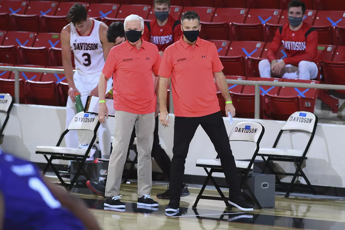Davidson takes on High Point in non-conference basketball action at Belk Arena on Wednesday, November 25, 2020 in Davidson, North Carolina.