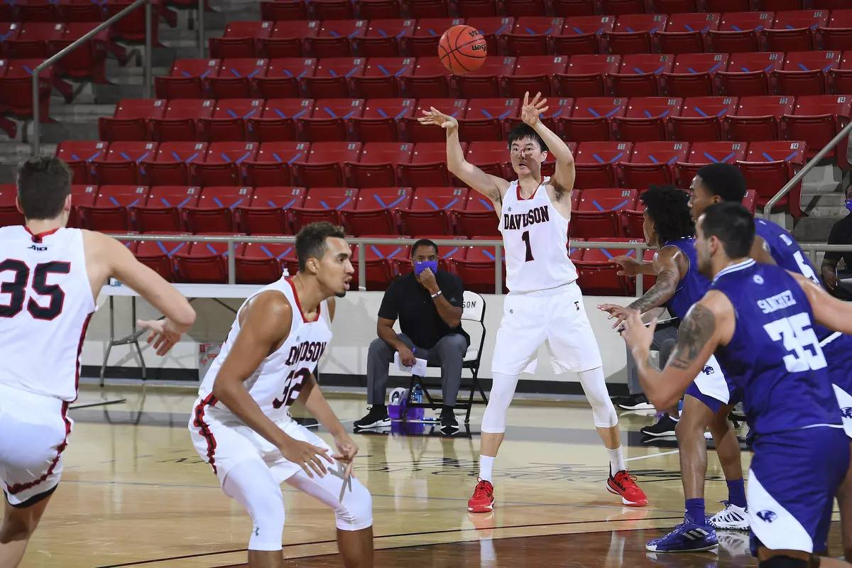 Davidson takes on High Point in non-conference basketball action at Belk Arena on Wednesday, November 25, 2020 in Davidson, North Carolina.