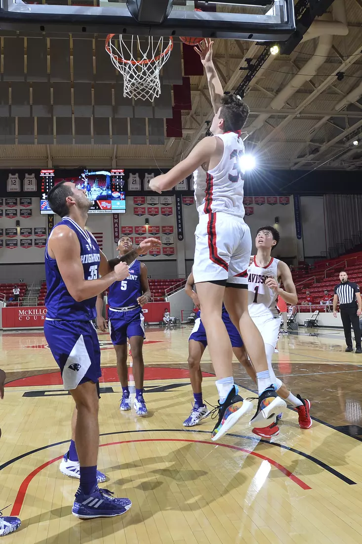Davidson takes on High Point in non-conference basketball action at Belk Arena on Wednesday, November 25, 2020 in Davidson, North Carolina.
