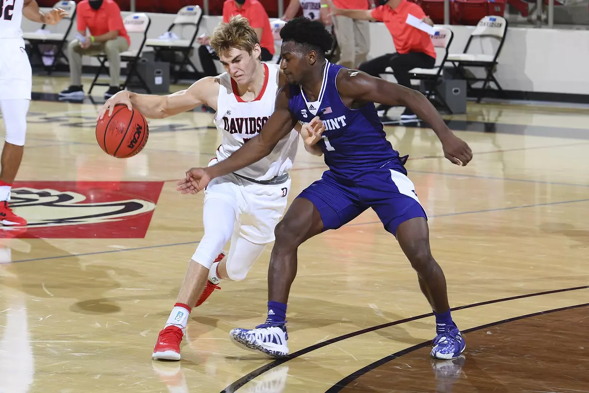 Davidson takes on High Point in non-conference basketball action at Belk Arena on Wednesday, November 25, 2020 in Davidson, North Carolina.