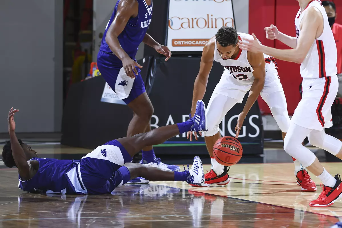 Davidson takes on High Point in non-conference basketball action at Belk Arena on Wednesday, November 25, 2020 in Davidson, North Carolina.