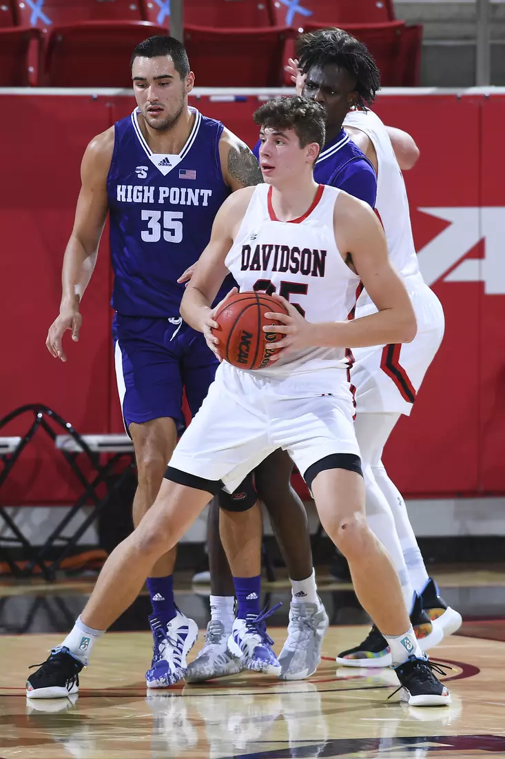 Davidson takes on High Point in non-conference basketball action at Belk Arena on Wednesday, November 25, 2020 in Davidson, North Carolina.