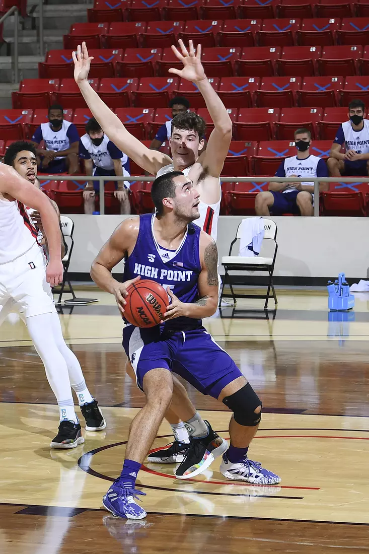 Davidson takes on High Point in non-conference basketball action at Belk Arena on Wednesday, November 25, 2020 in Davidson, North Carolina.